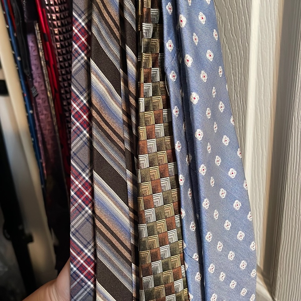 All different ties!!! Will sell all together or separate!!!